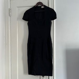 Lela Rose black cocktail / office dress size 6